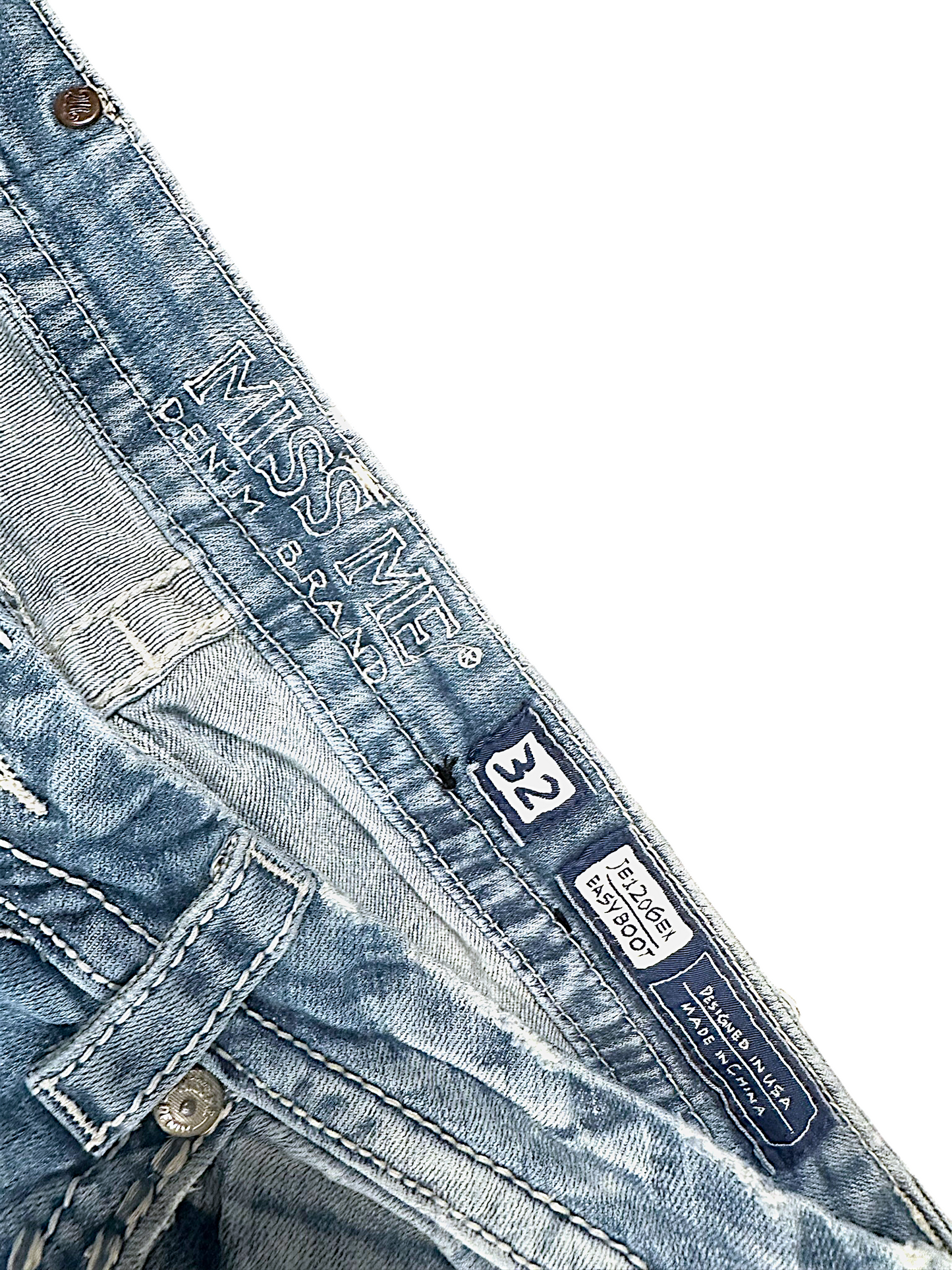 Vintage Miss Me Y2K Bootcut / Flared Damenjeans (XL)