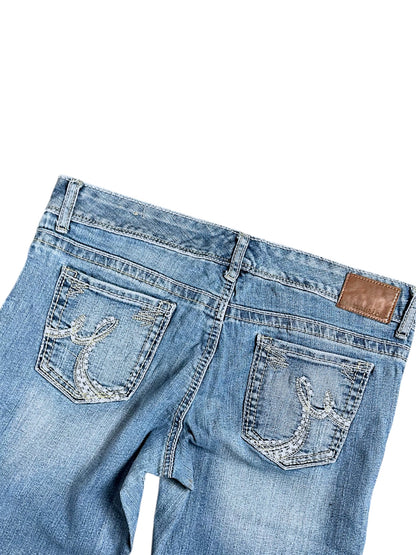 Vintage Y2K Low Waist Bootcut / Flared Damenjeans (XL)