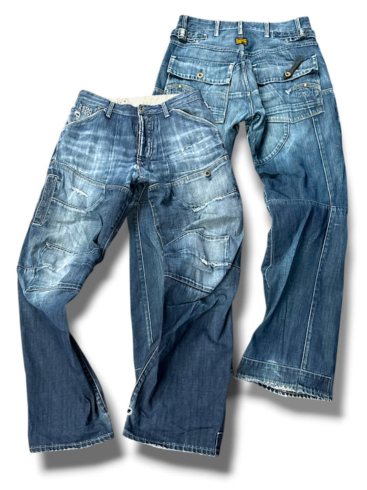 Vintage G-Star Y2K Flared Jeans (M)
