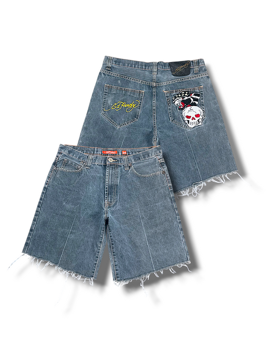 Vintage Ed Hardy Y2K Shorts (M)