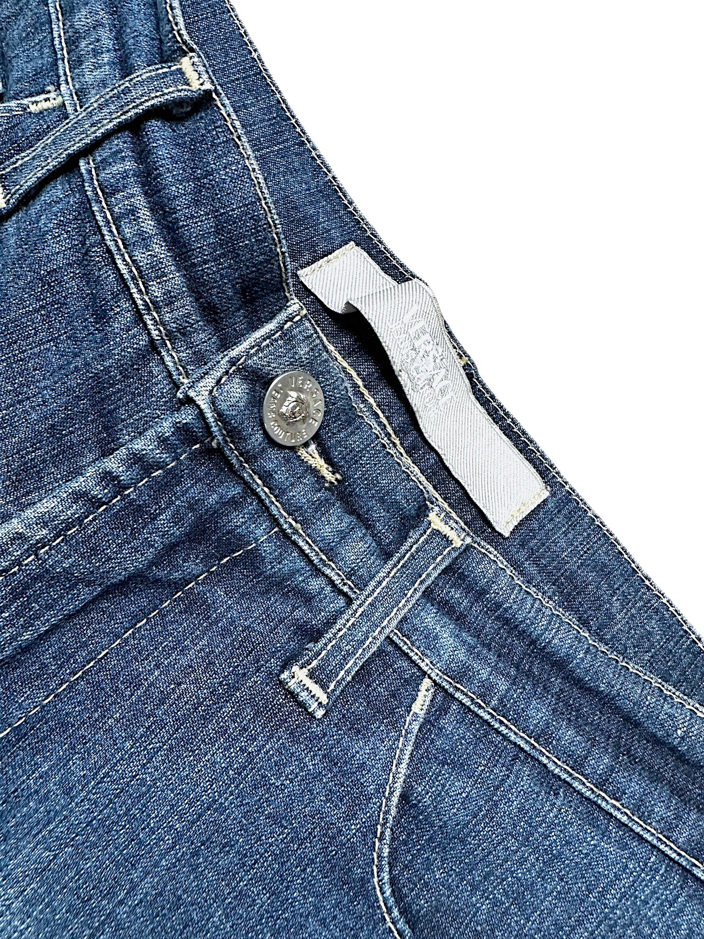 Vintage Versace Y2K Flared Damenjeans (S)
