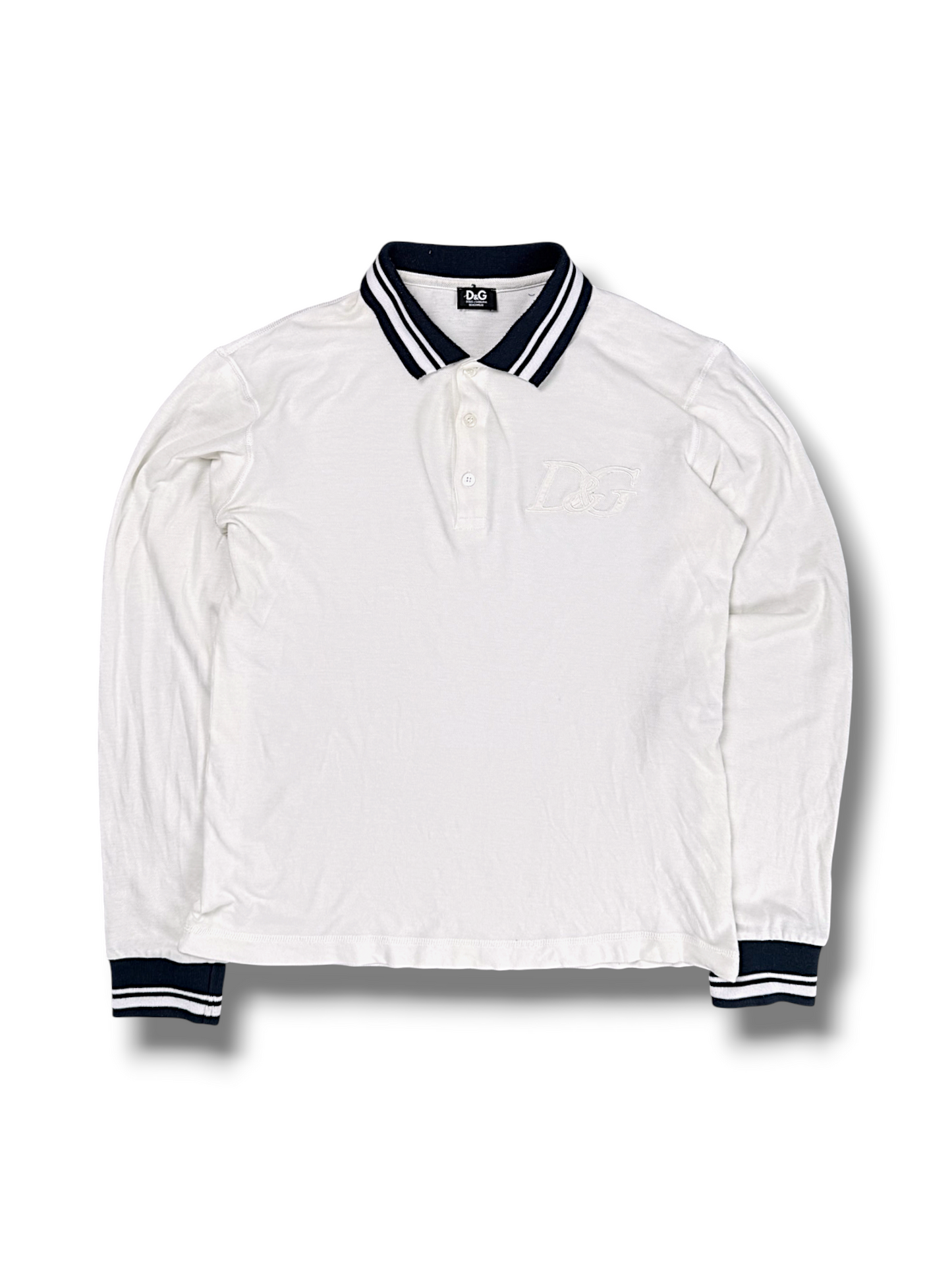 Vintage Dolce & Gabbana Langarm Polo (S)