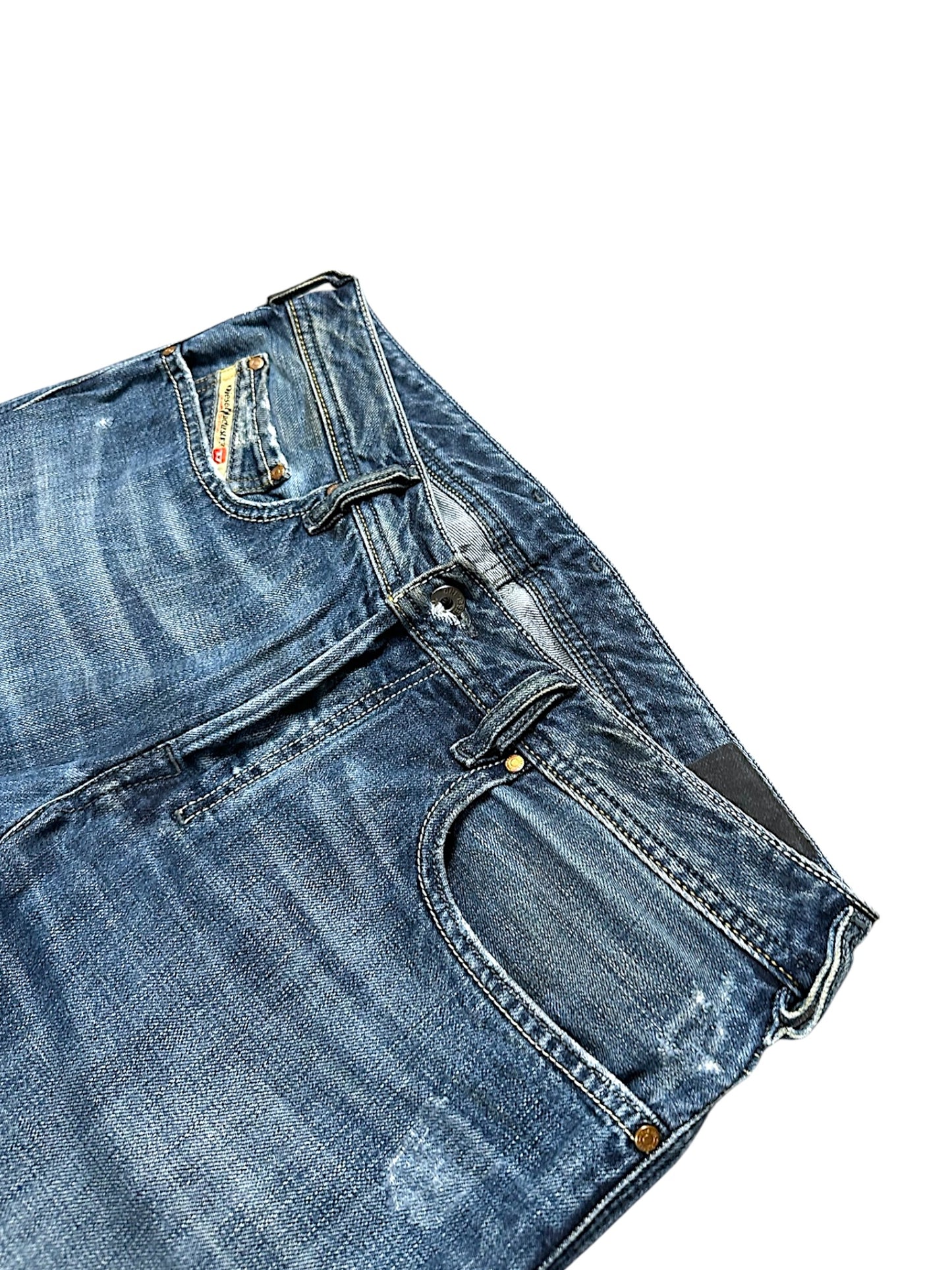 Vintage Diesel Y2K Flared Jeans (M)