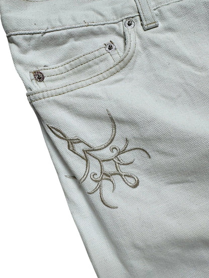 Vintage Versace y2k Straight Leg Jeans (S)