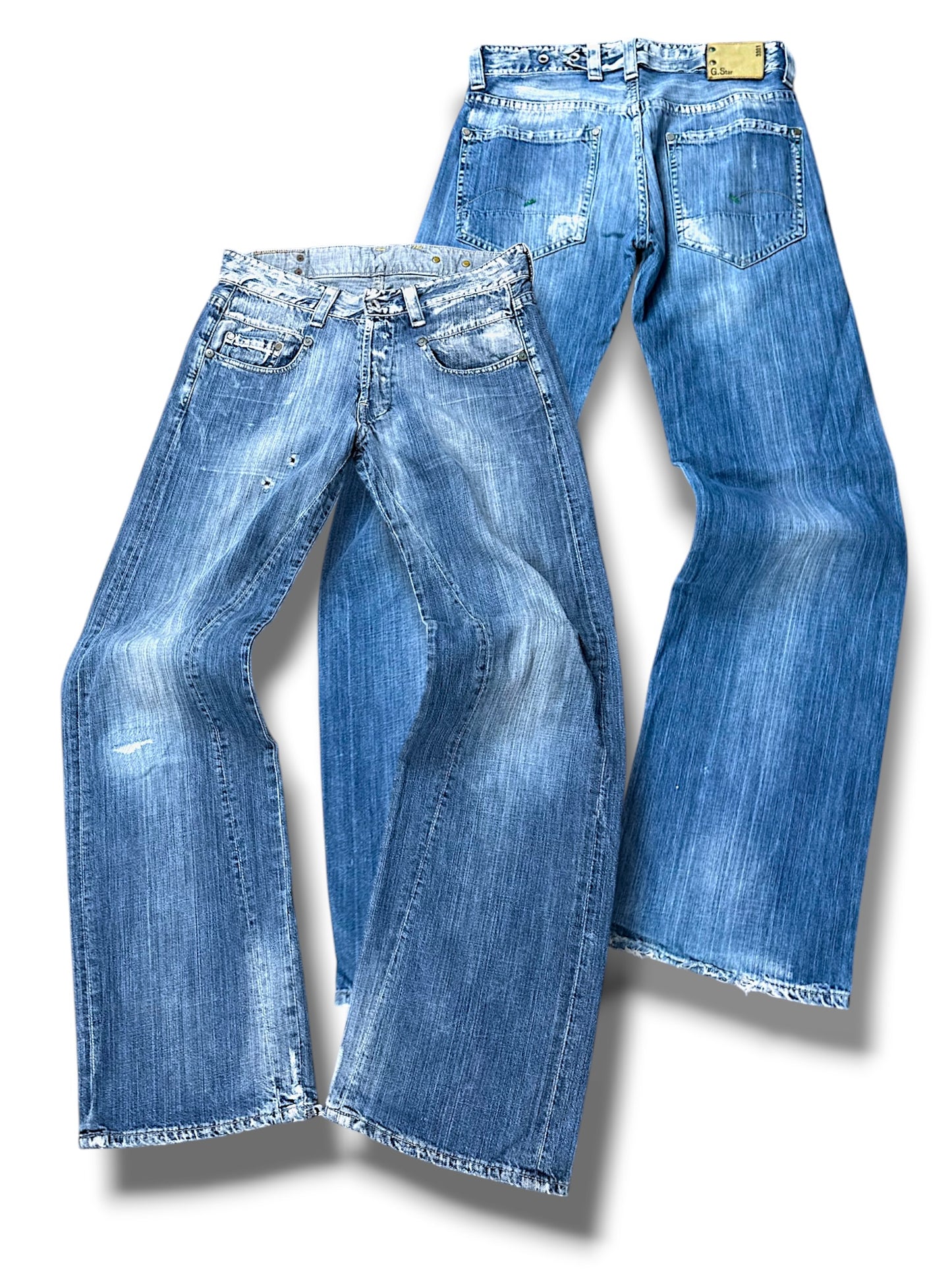 Vintage G-Star Y2K Flared Jeans (XL)