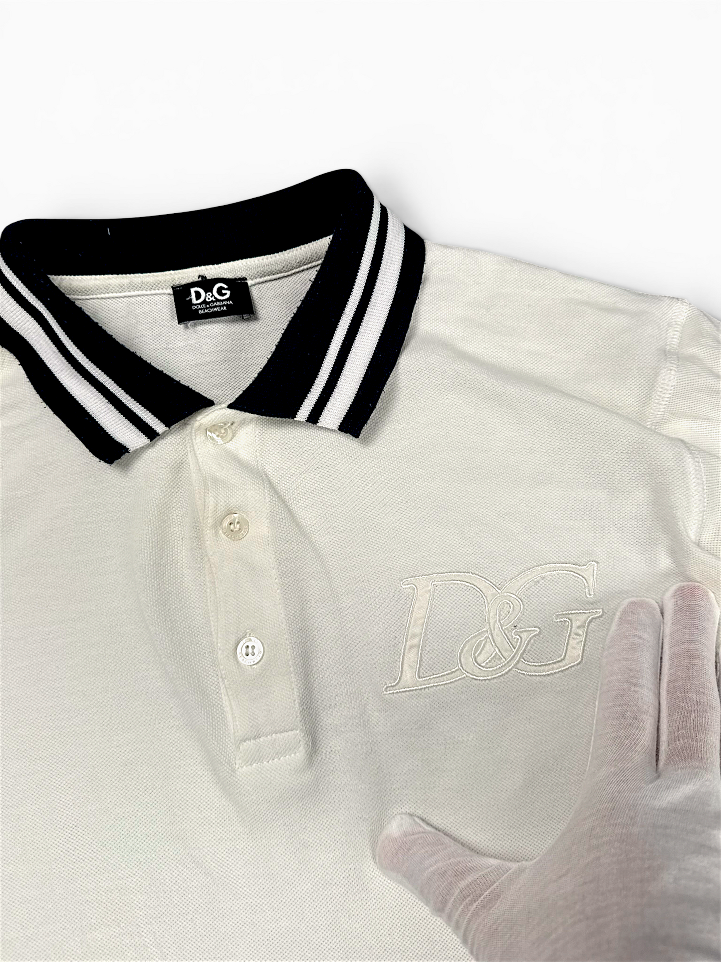 Vintage Dolce & Gabbana Langarm Polo (S)