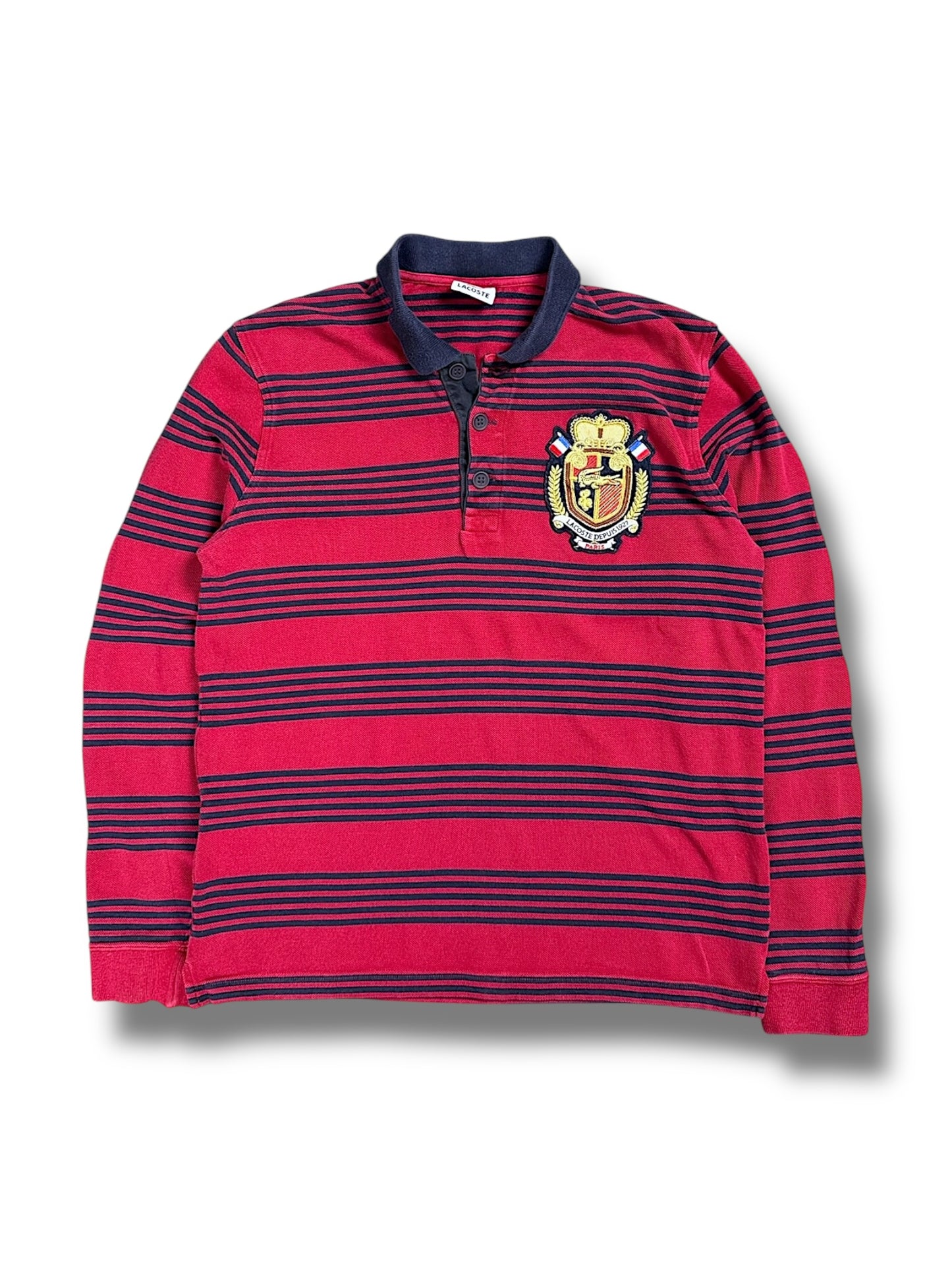 Vintage Lacoste Langarm Polo (M)
