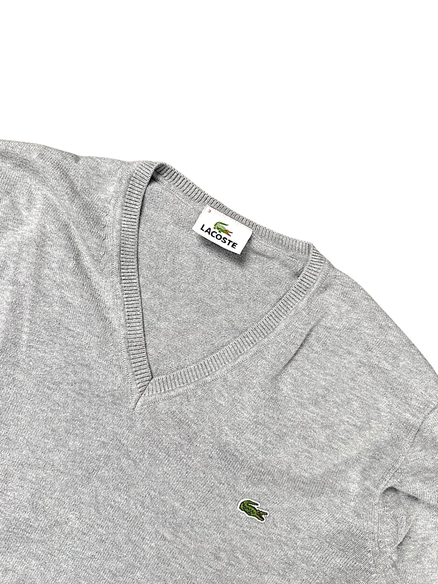 Vintage Lacoste V-neck sweater (S)