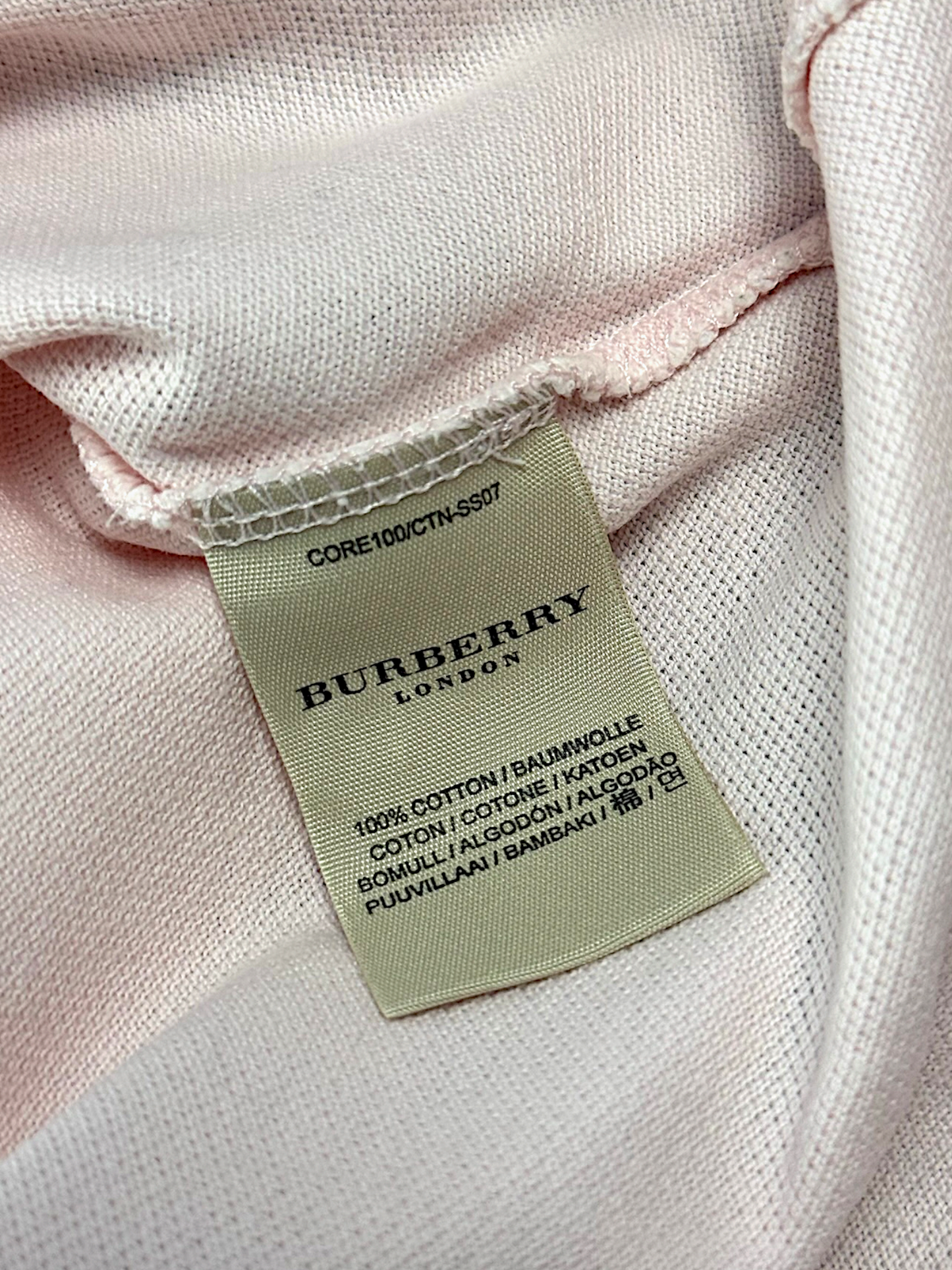 Vintage Burberry Y2K Polo (L)