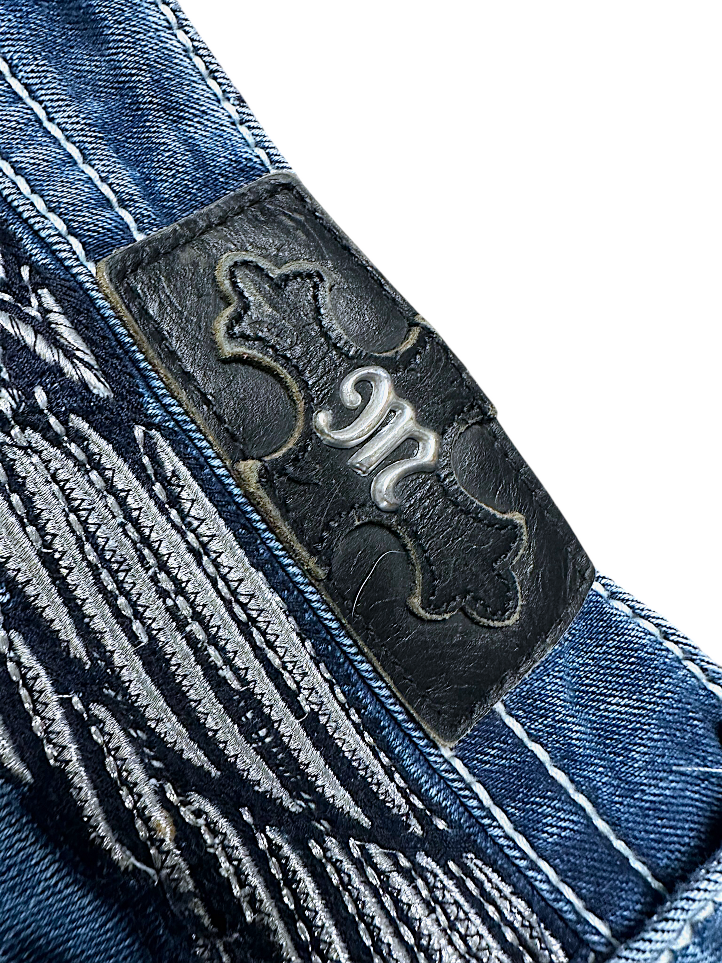 Vintage Miss Me Y2K Low Waist Bootcut / Flared Damenjeans (S)