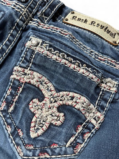 Vintage Rock Revival y2k Damenjeans (M)