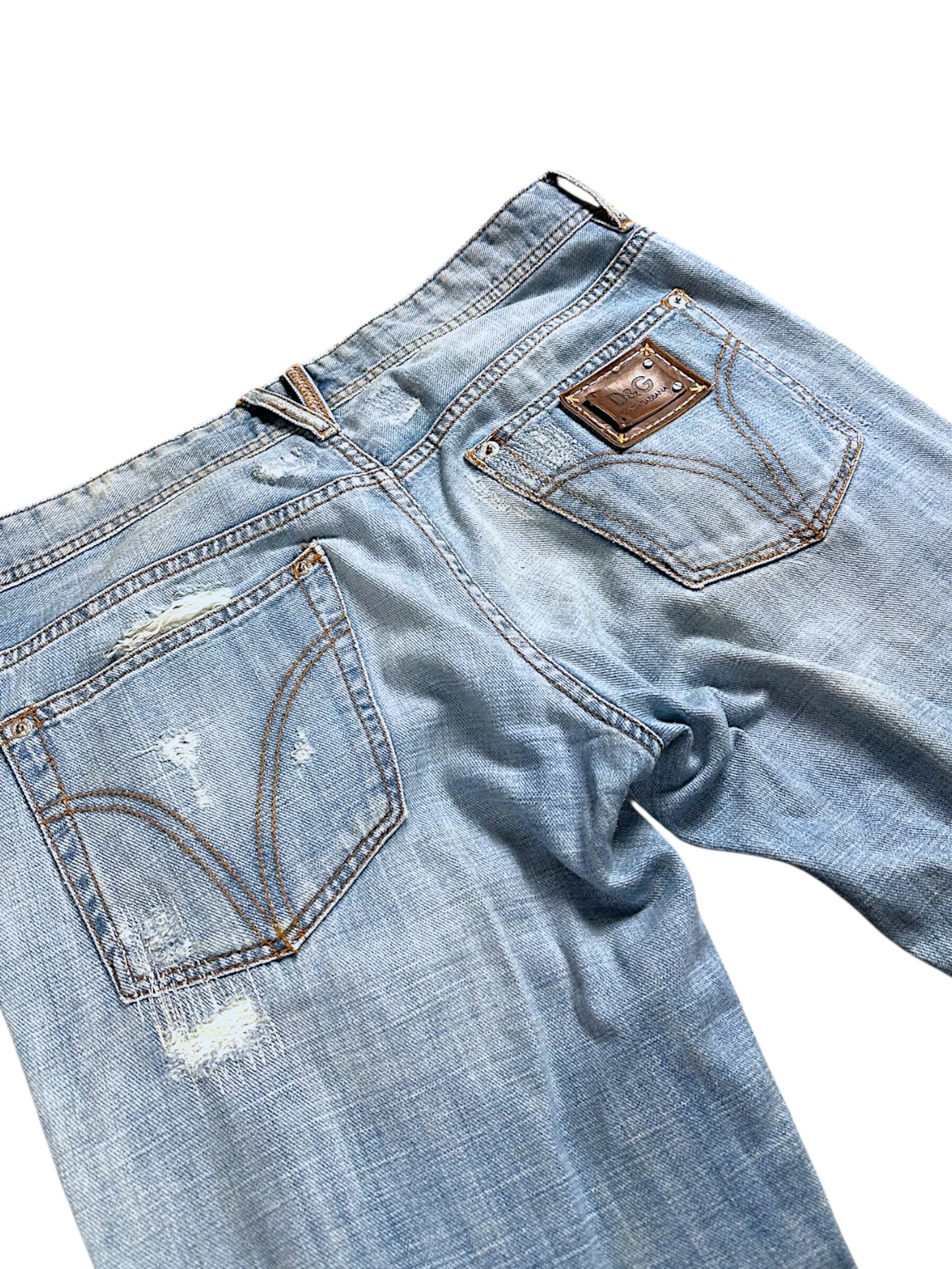 Vintage Dolce & Gabbana Y2K Straight Leg Jeans (XL)
