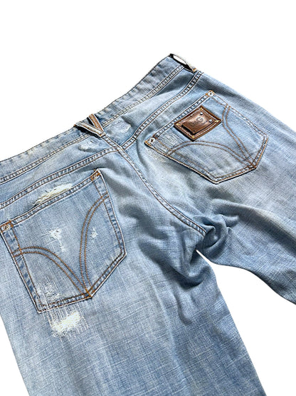 Vintage Dolce & Gabbana Y2K Straight Leg Jeans (XL)