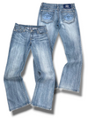 Vintage Victoria Beckham Y2K Low Waist Flared Damenjeans (L)