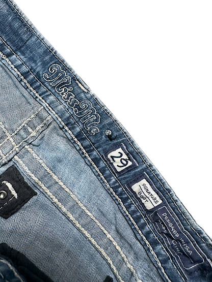 Vintage Miss Me Y2K Low Waist Bootcut / Flared Damenjeans (L)