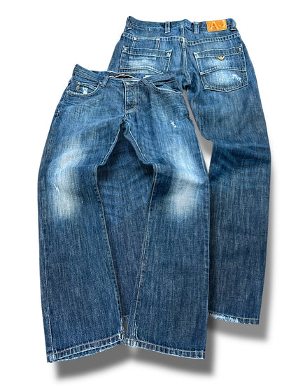 Vintage Armani straight leg Jeans (L)