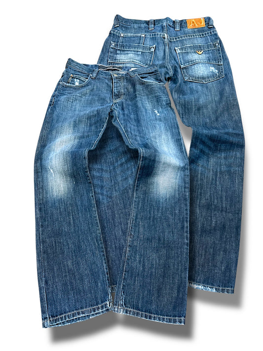 Vintage Armani straight leg Jeans (L)