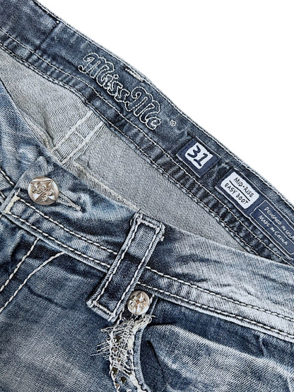 Vintage Miss Me y2k low waist Bootcut Damenjeans (L)