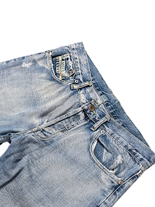Vintage Diesel Y2K Baggy Jeans (M)