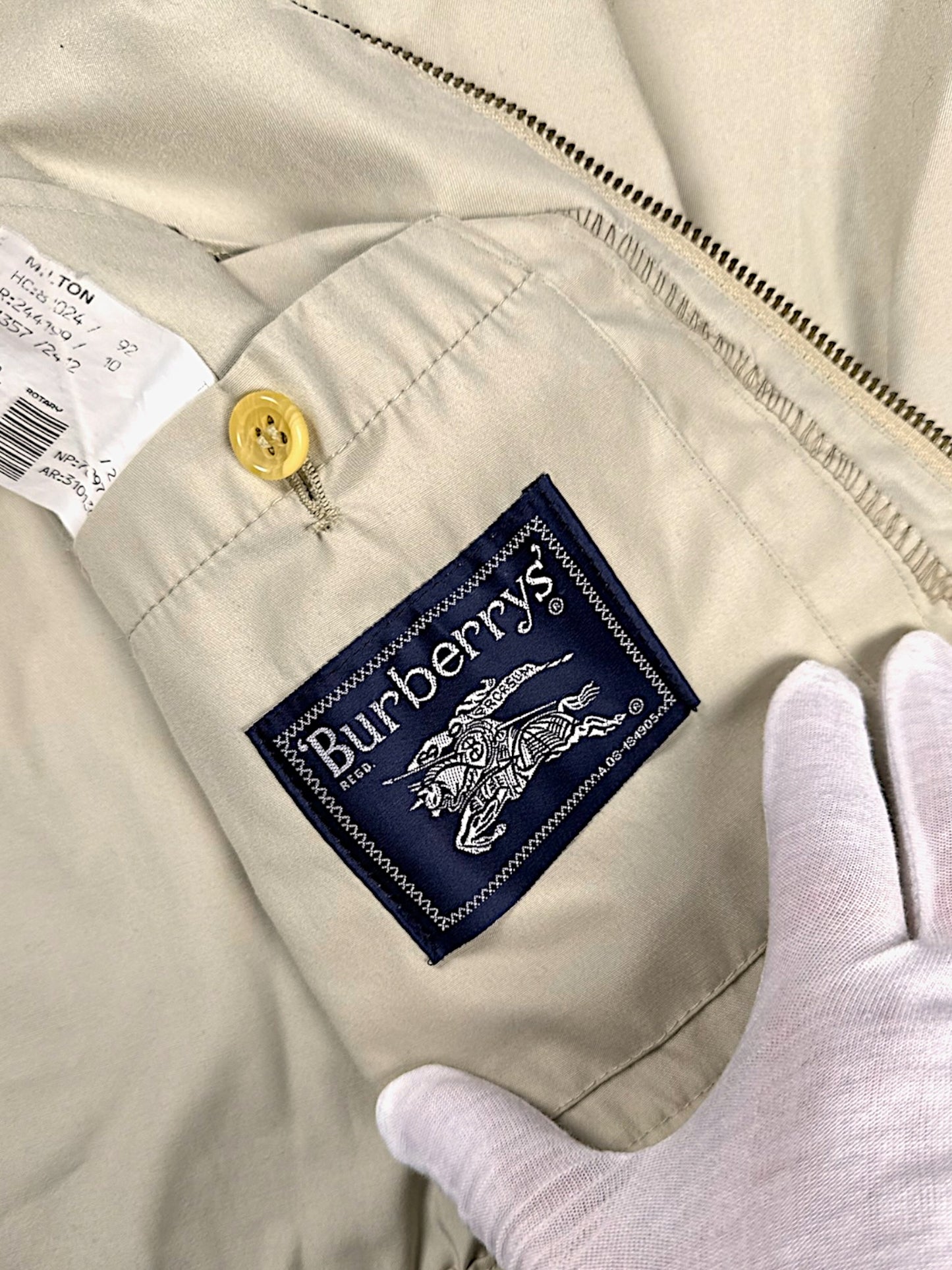 Vintage Burberry Harrington Jacke (XL)