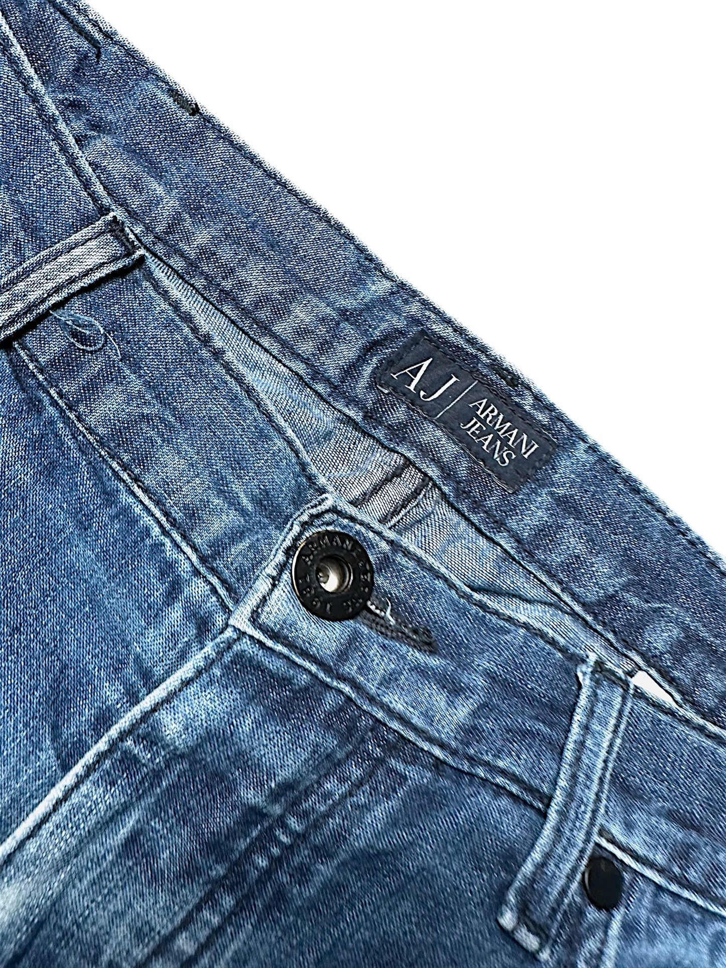 Vintage Armani Straight Leg Jeans (M)