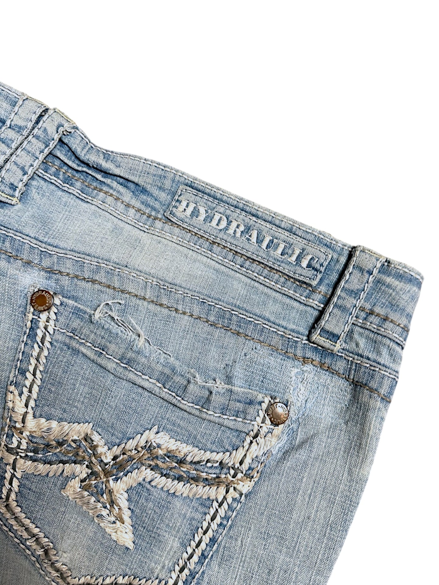 Vintage Y2K Low Waist Bootcut Flared Damenjeans (L)