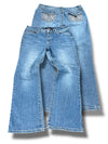 Vintage Y2K lavtaljede bootcut / svajer damejeans (M)