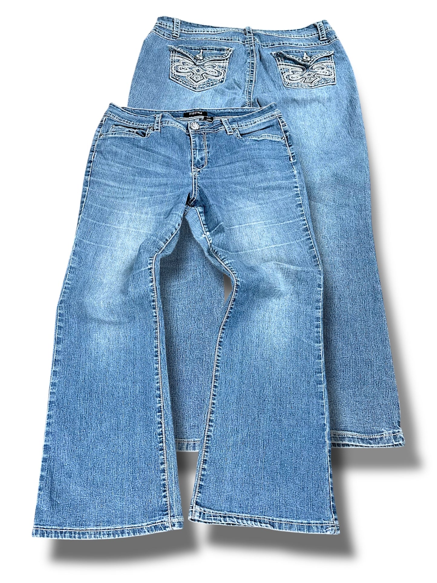 Vintage Y2K Low Waist Bootcut / Flared Damenjeans (M)