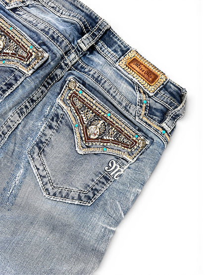 Vintage Miss Me Y2K Bootcut Damenjeans (M)