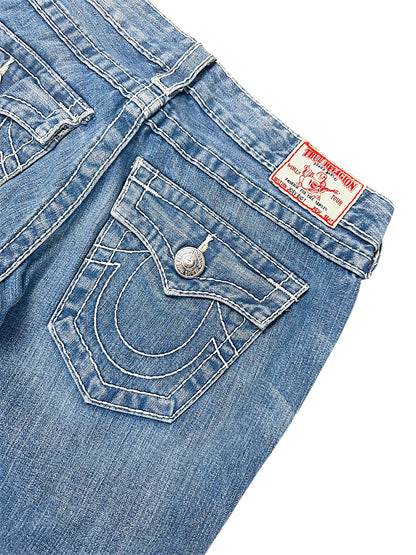Vintage True Religion Y2K Bootcut/Flared Damenjeans (S)