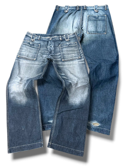 Vintage Diesel Y2K Baggy Jeans (XL)