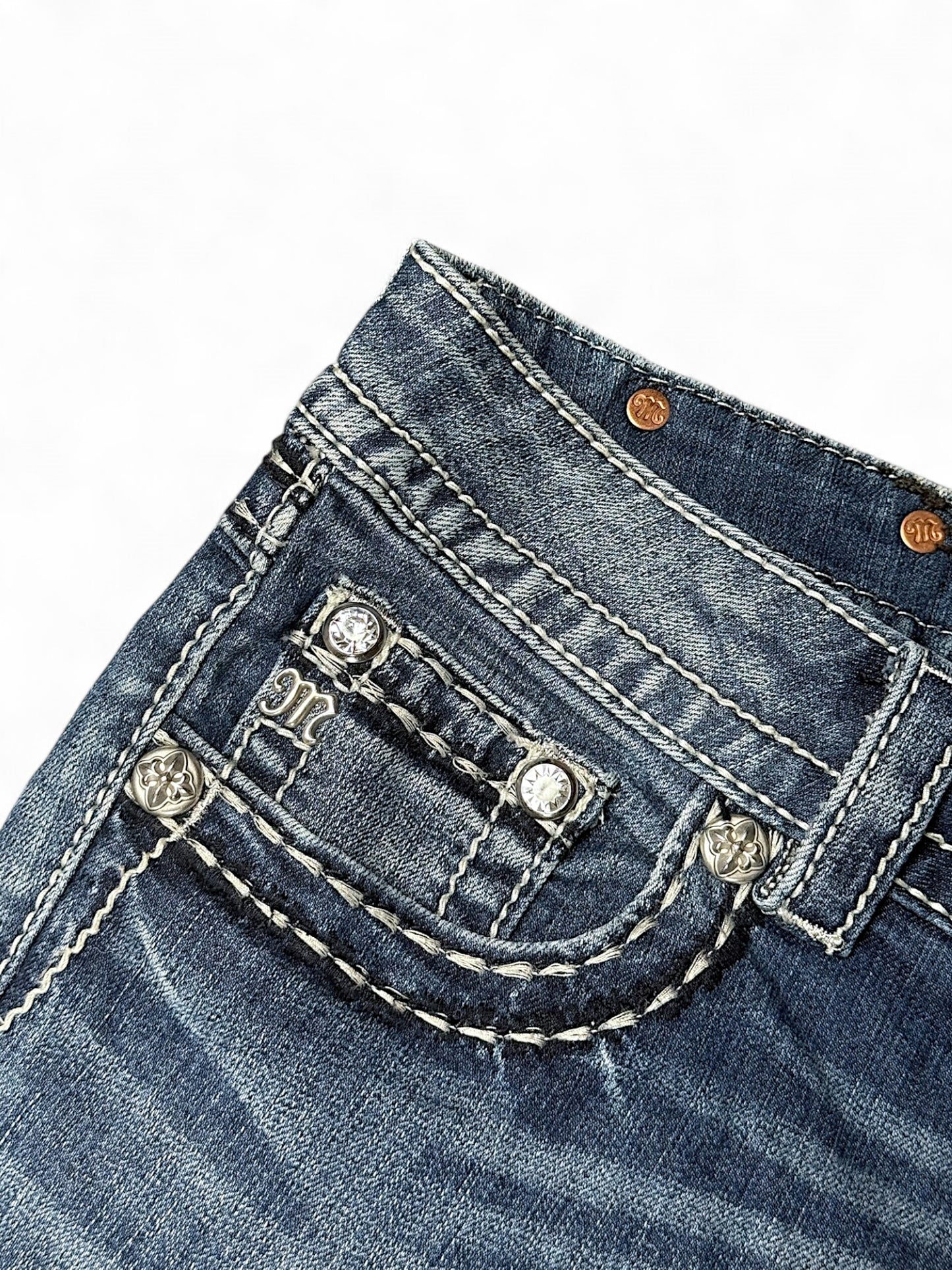 Vintage Misse Me y2k Bootcut Damenjeans (M)