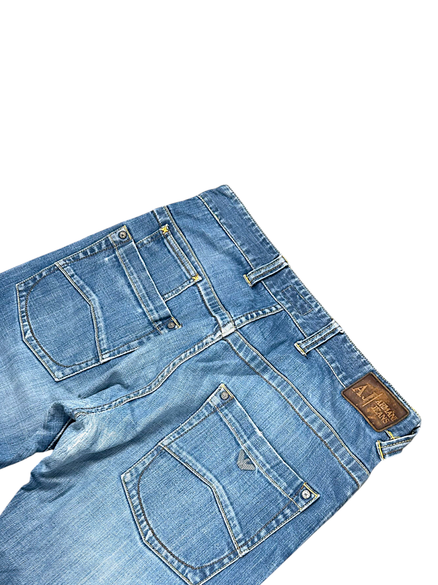 Vintage Armani Y2K Straight Leg Jeans (M)