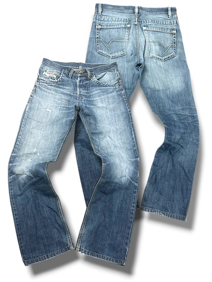 Vintage Diesel Y2K Flared Jeans (M)