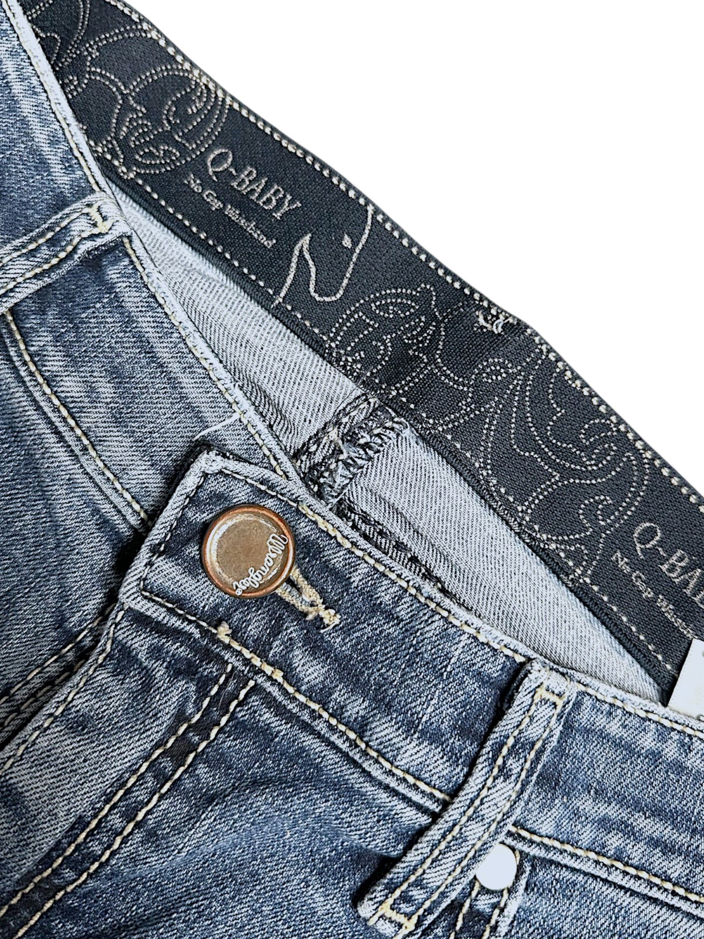 Vintage Y2K Low Waist Bootcut Damenjeans (XL)