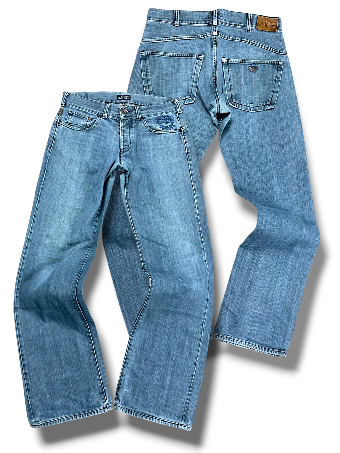 Vintage Armani Flared Jeans (L)