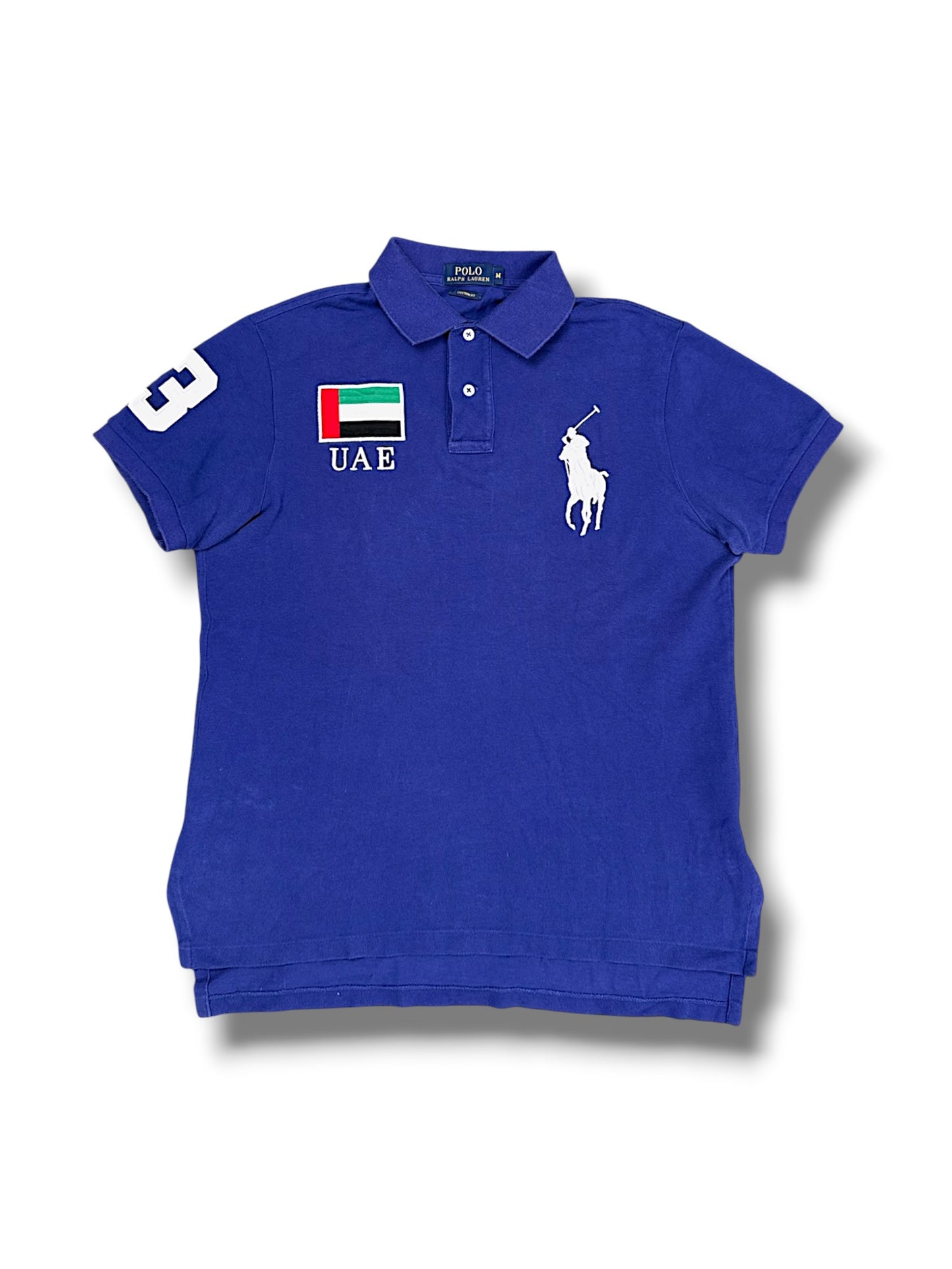 Vintage Ralph Lauren Y2K „UAE“ Polo (M)