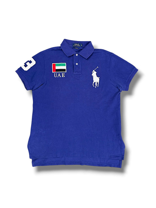 Vintage Ralph Lauren Y2K „UAE“ Polo (M)