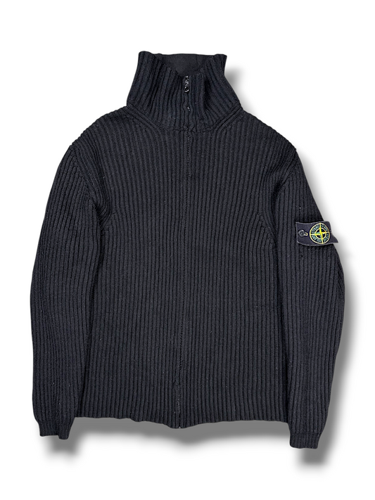 Vintage Stone Island Zip-Pullover mit Kragen (S)