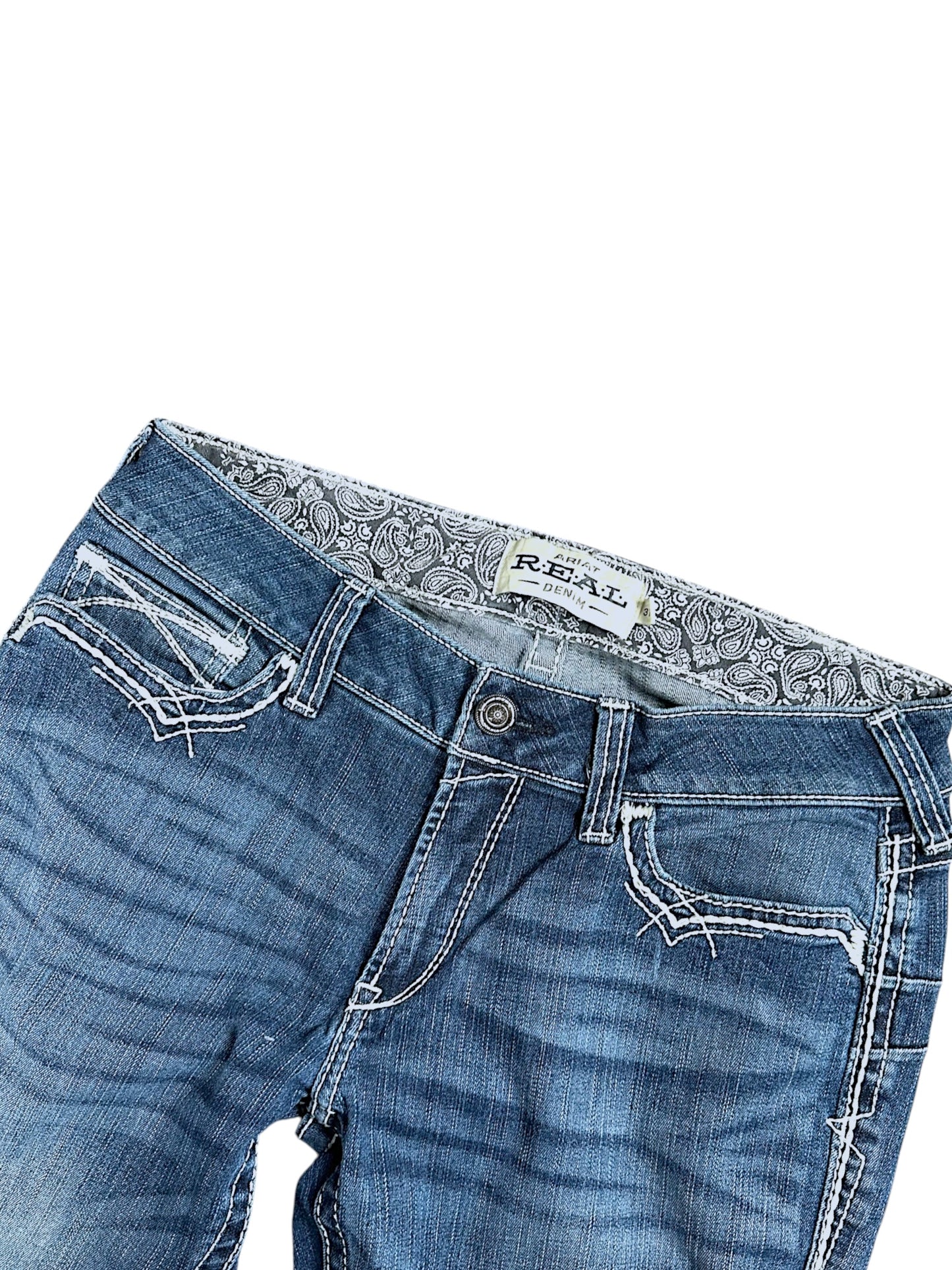 Vintage Y2K Low Waist Bootcut / Flared Damenjeans (M)