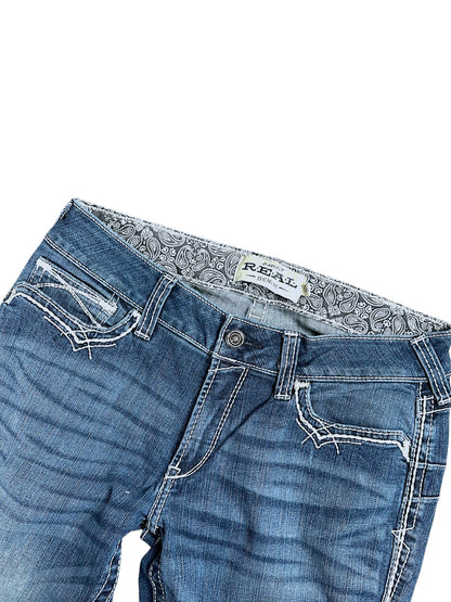 Vintage Y2K Low Waist Bootcut / Flared Damenjeans (M)