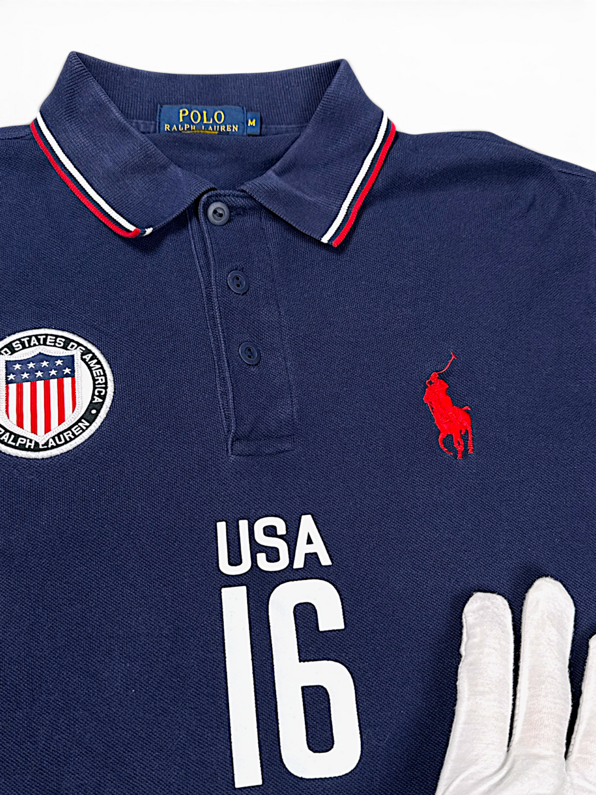 Vintage Ralph Lauren „USA“ Polo (M)