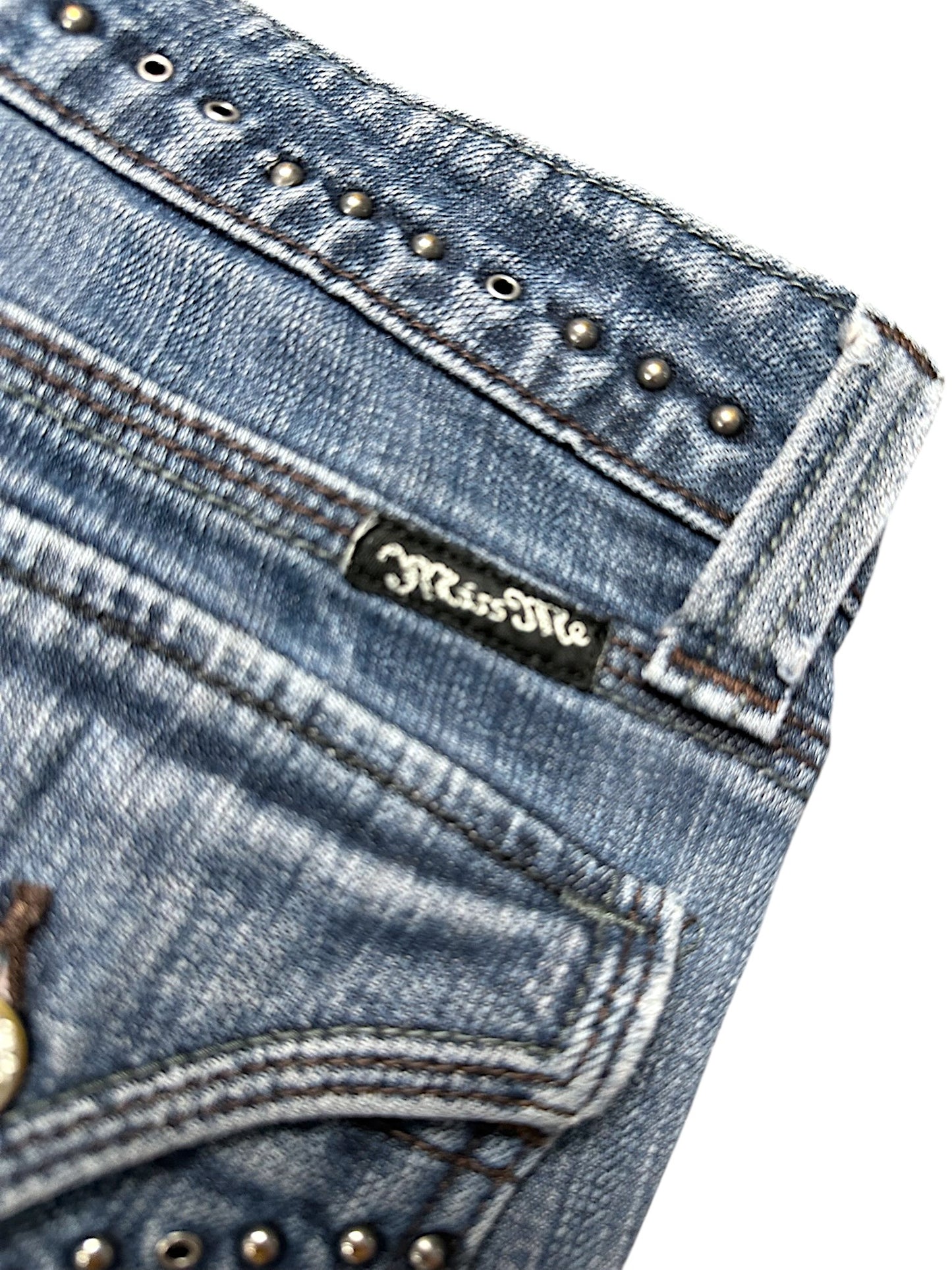 Vintage Miss Me Y2K Low Waist Bootcut / Flared Damenjeans (S)