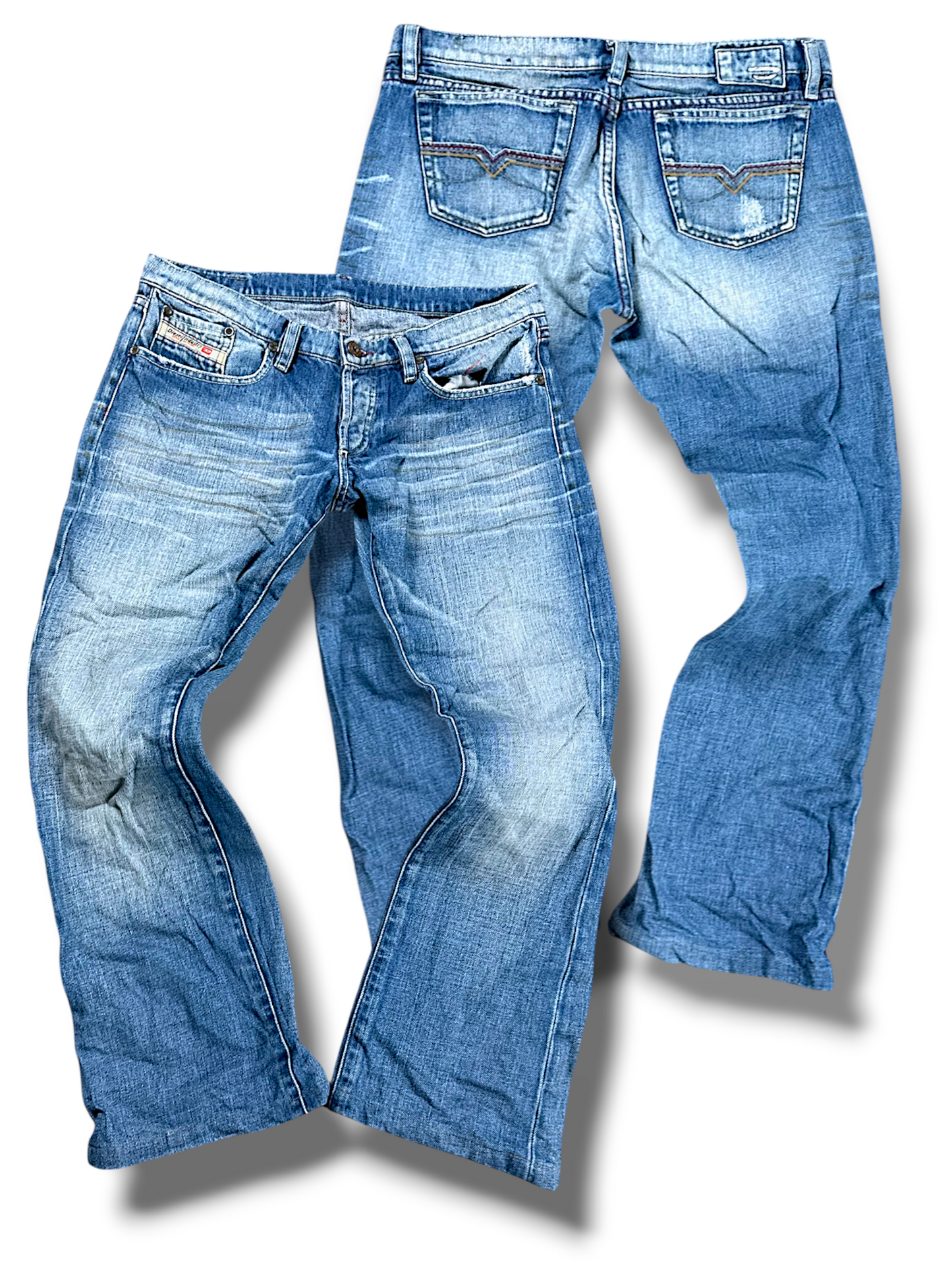 Vintage Diesel Bootcut / Flared Damenjeans (S)