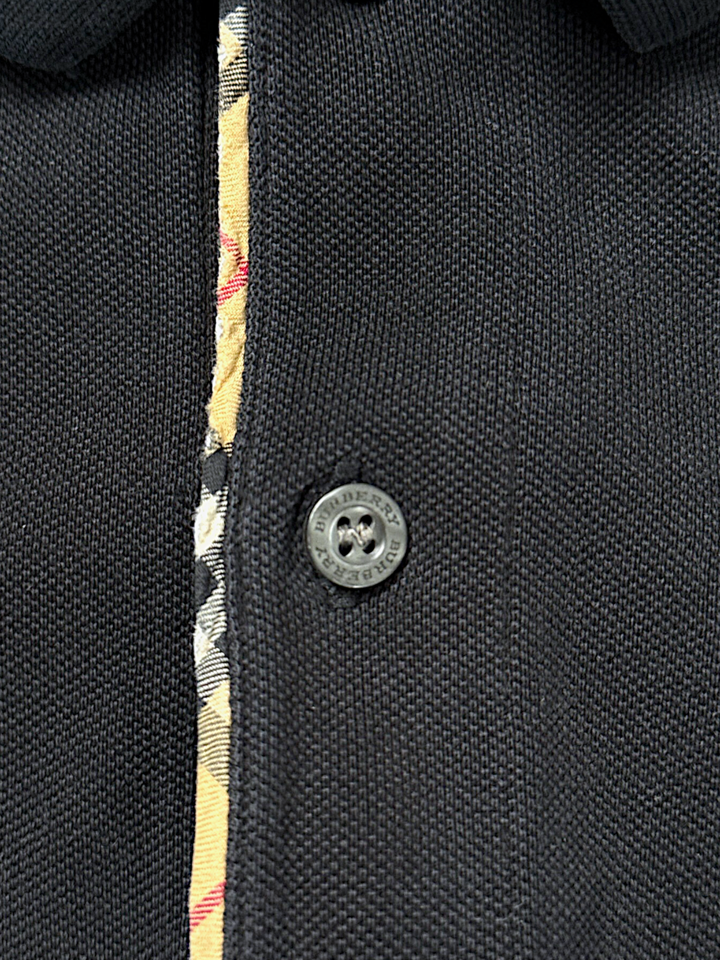 Vintage Burberry Langarmpolo (M)