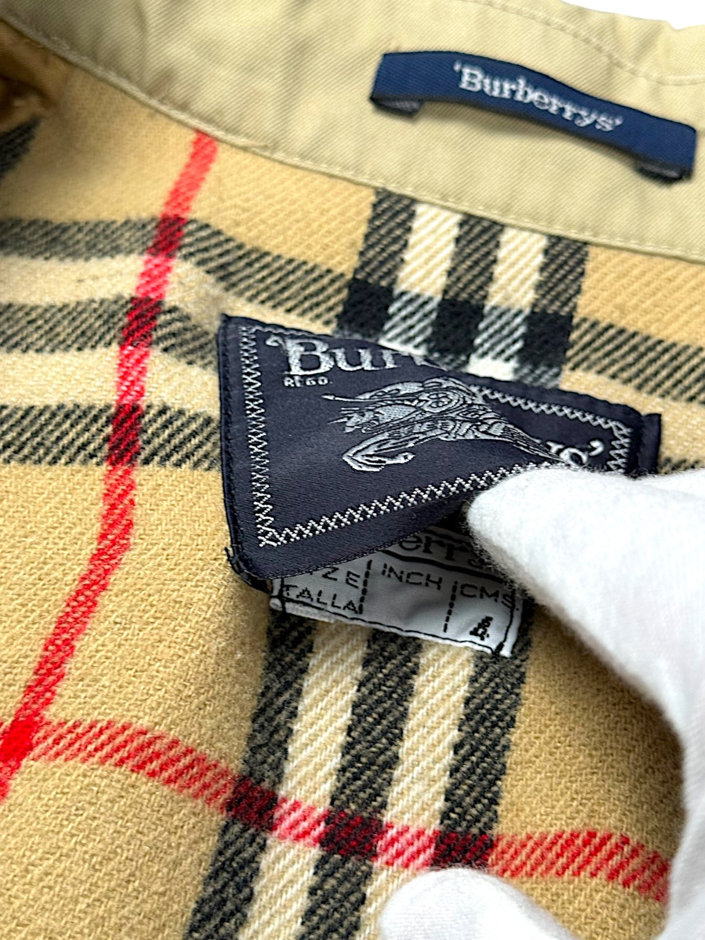 Vintage Burberry Y2K „monogram“ Harrington Jacke (L)