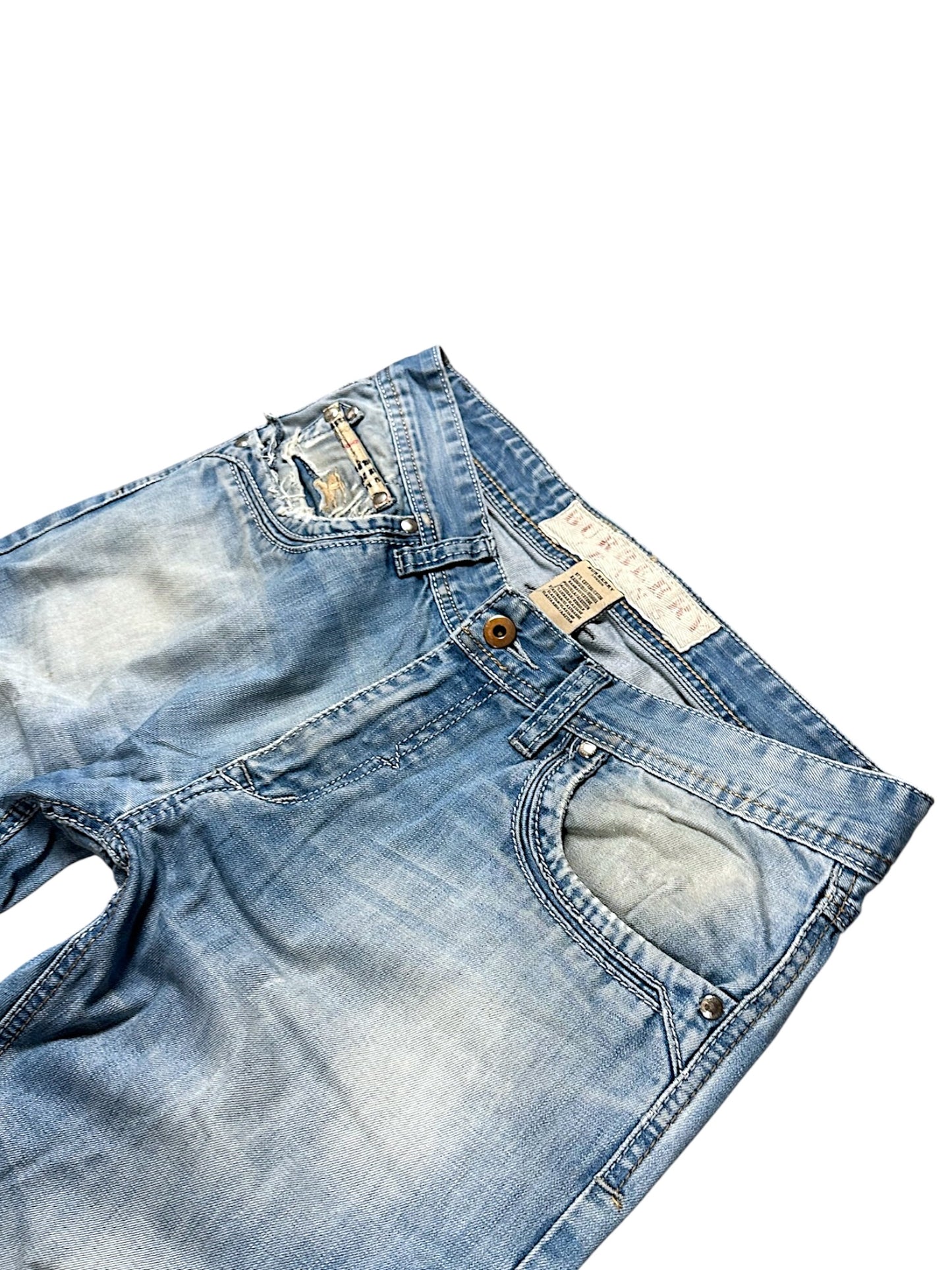 Vintage Burberry Y2K Straight Leg Jeans (L)