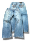 Vintage Miss Me Y2K Bootcut / Flared Damenjeans (S)
