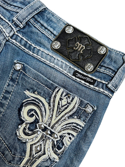 Vintage Miss Me y2k low waist Bootcut Damenjeans (S)
