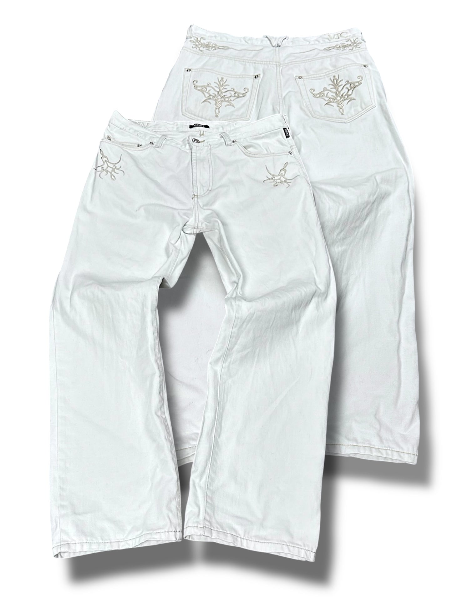 Vintage Versace y2k Straight Leg Jeans (S)